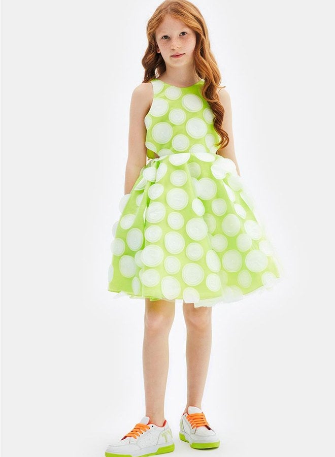 Lia Lea Girl Green Dress - Image 1