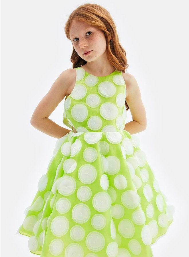 Lia Lea Girl Green Dress - Image 2