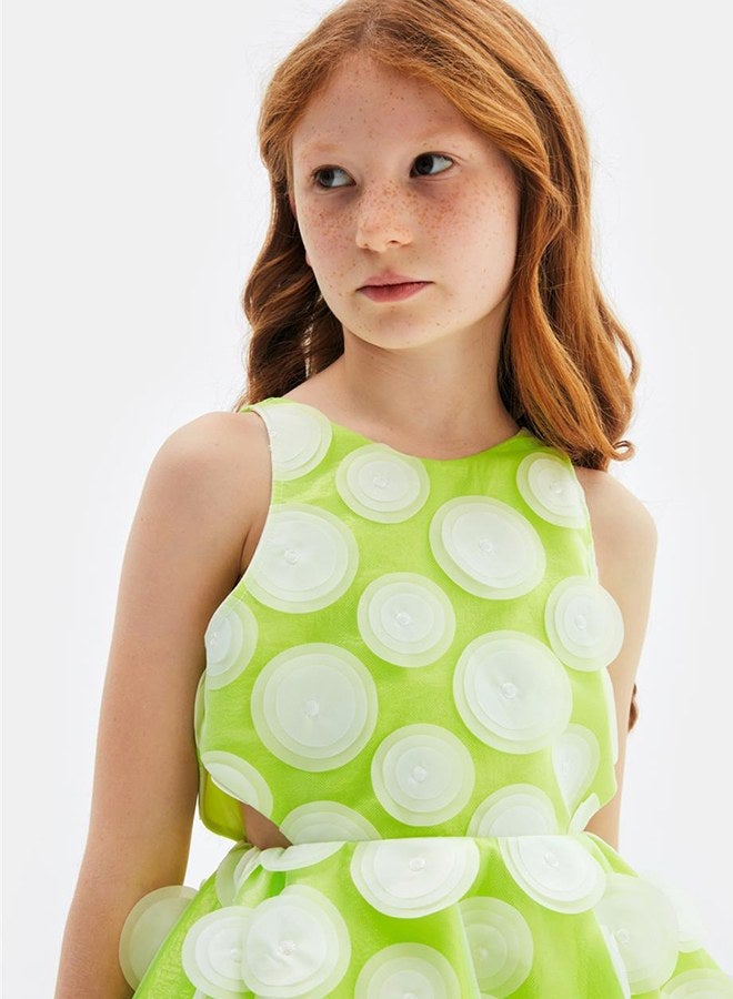 Lia Lea Girl Green Dress - Image 3