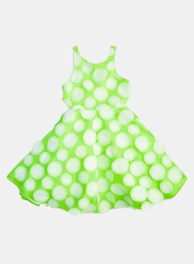 Lia Lea Girl Green Dress - Image 5