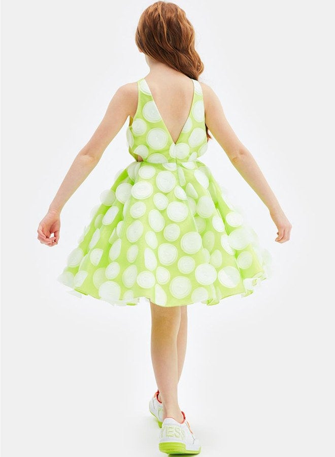 Lia Lea Girl Green Dress - Image 4
