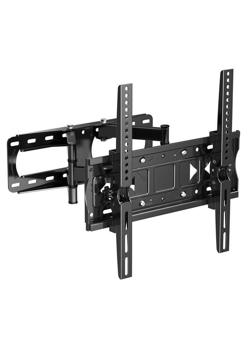 فلاشهوك حامل تلفزيون حائطي كامل الحركة | يناسب أجهزة التلفزيون من ٢٦ إلى ٦٥ بوصة | تصميم مفصلي بستة أذرع | إمالة بزاوية ±١٥ درجة ودوران ١٨٠ درجة | مقاس ٤٠٠ × ٤٠٠ مم مع معيار VESA | يتحمل حمولة ٣٠ كجم، مع وصلة تمديد من ٨٠ إلى ٣٦٠ مم - Image 1