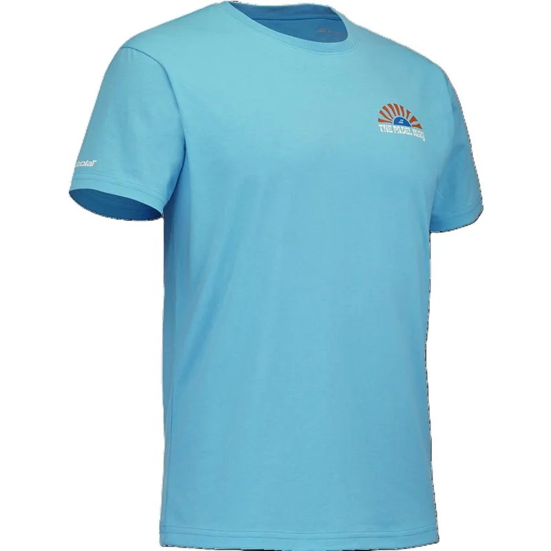 بابولات BABOLAT PADEL PERF COTTON TEE, 6MS26443, BLUE, L