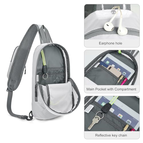G4Free Sling Bag RFID Blocking Lightweight Crossbody Backpack Chest Shoulder Bag for Travel Sports Running - Image 3