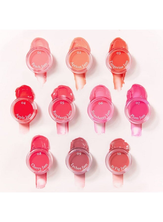 DASIQUE مربى الشفاه بالفواكه (01 مربى الخوخ)؛ لمسة نهائية شديدة اللمعان؛ مرطب - Image 4