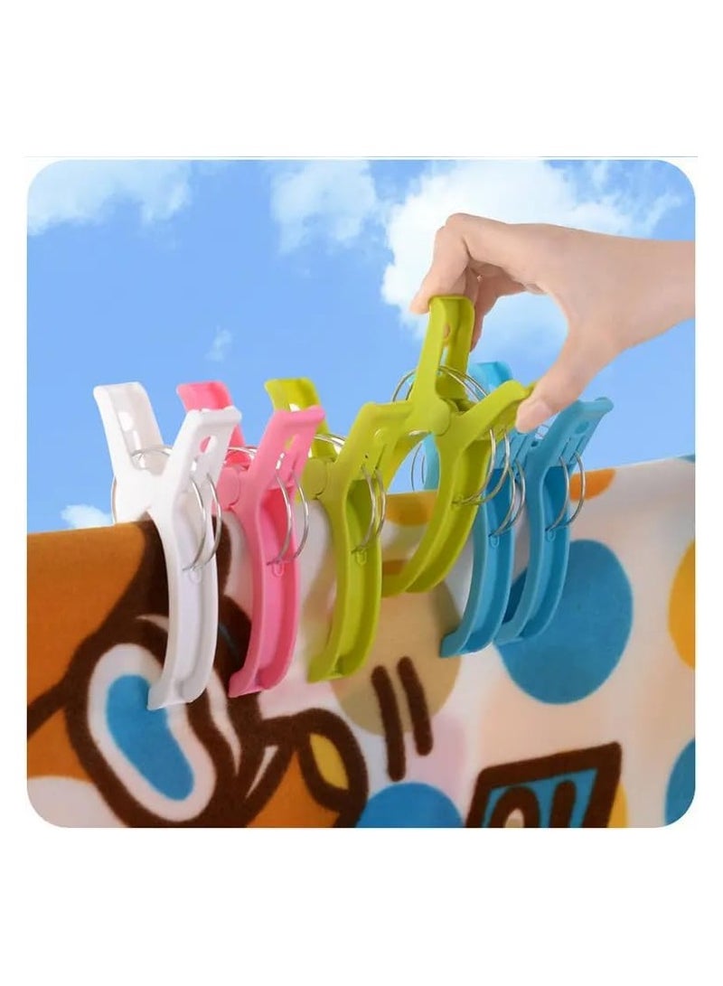 Home use multifunction windproof colorful plastic large size cloth clip plastic clips pegs pins for towels  - Image 4