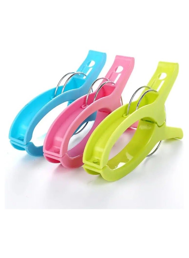 Home use multifunction windproof colorful plastic large size cloth clip plastic clips pegs pins for towels  - Image 5