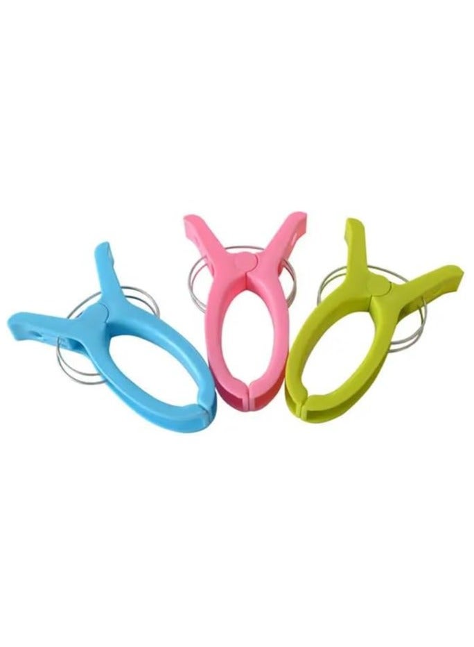 Home use multifunction windproof colorful plastic large size cloth clip plastic clips pegs pins for towels  - Image 2