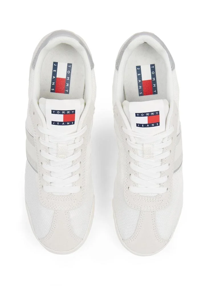 TOMMY JEANS Logo Detail Lace Up Low Top Sneakers