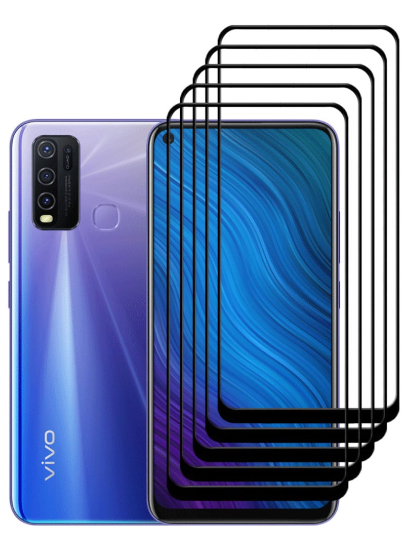ACLIX 5 Pieces Antistatic ESD Dustproof Premium Quality High Definition Tempered Glass Screen Protector Designed For vivo Y50 - Image 1