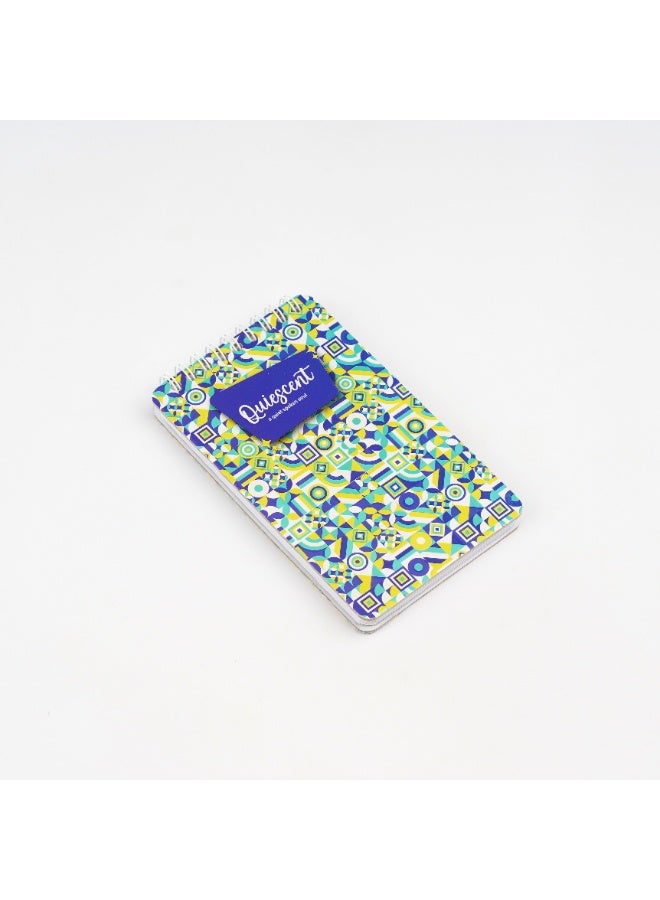 Borg El Arab Geometric Pattern Collection Spiral Notebooks A6 Size  - Image 2