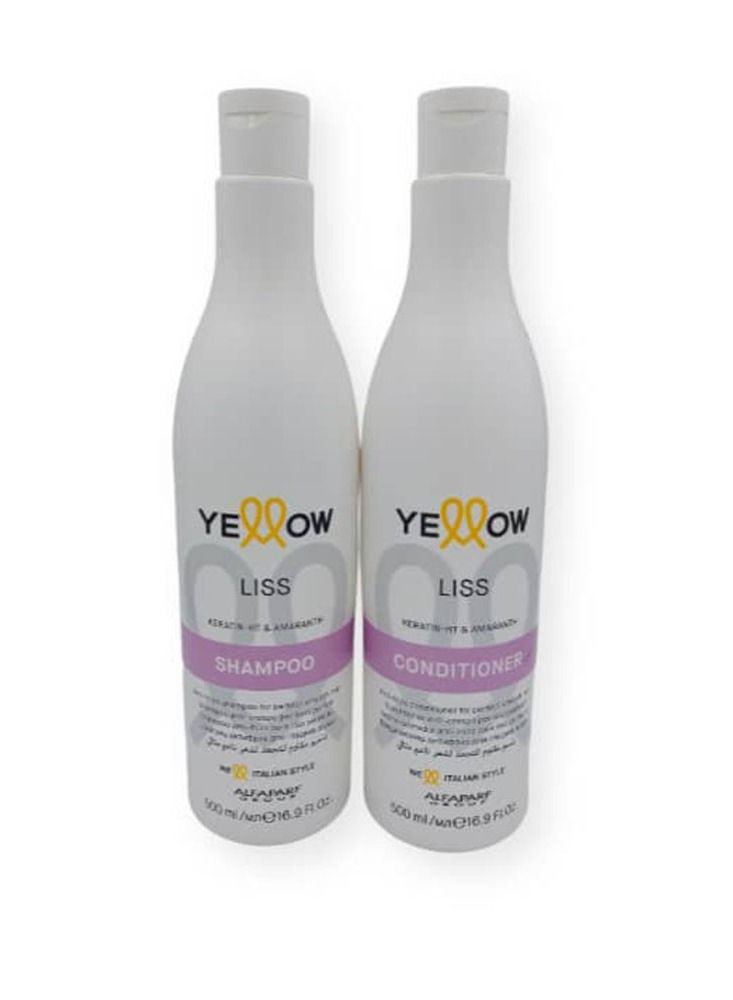 يلو مجموعة شامبو وبلسم الكيراتين للعناية الكاملة 2*500مل - Image 3