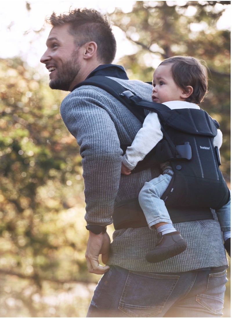 BABYBJORN - Baby Cotton Mix Carrier One Black - Image 1