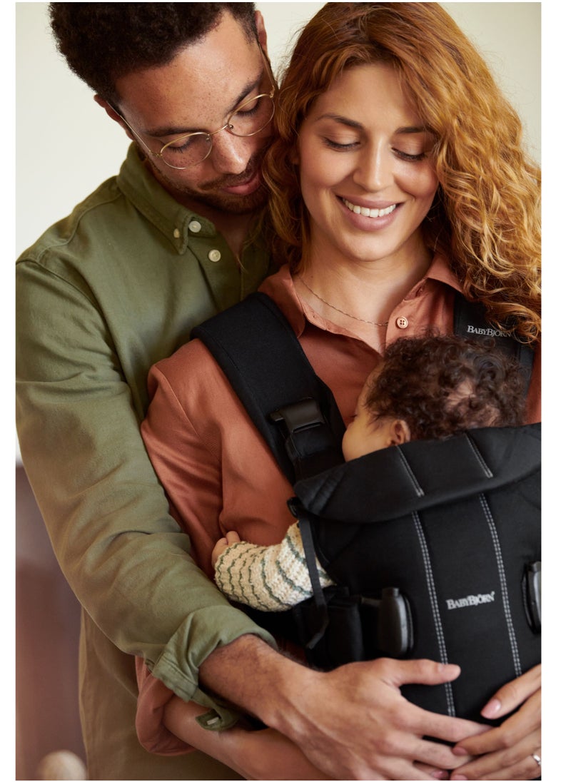 BABYBJORN - Baby Cotton Mix Carrier One Black - Image 1