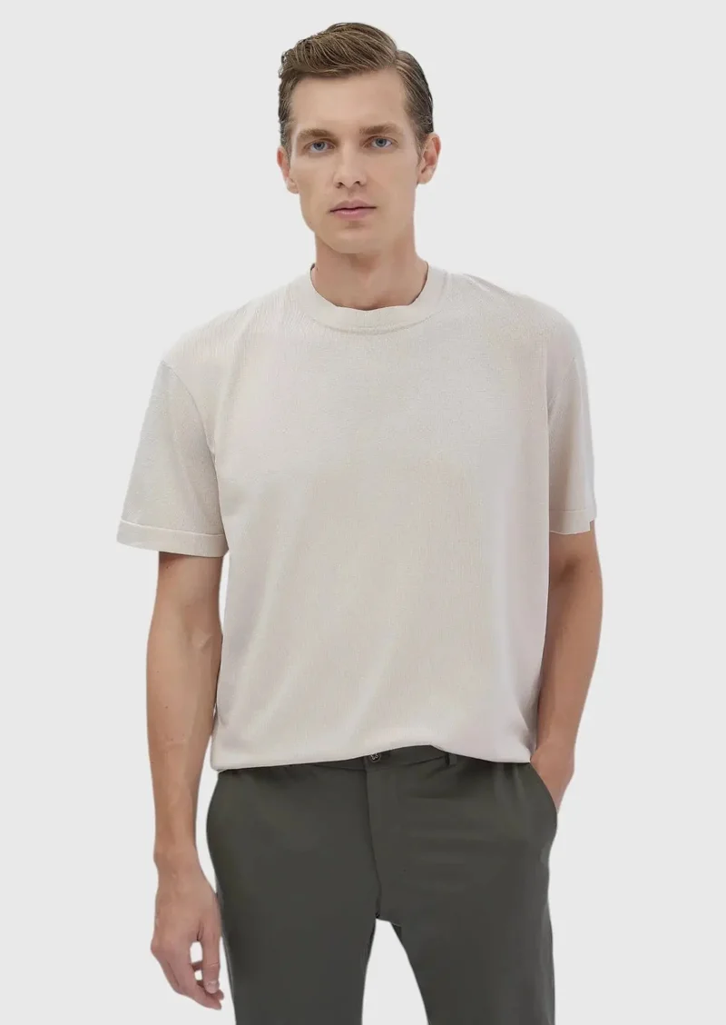 RAMSEY Beige Knitwear