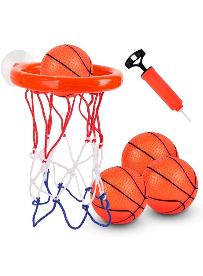 LovesTown LovesTown Bath Toys, Bathtub Basketball Hoop for Kids Toddlers, Basketball Hoop & Balls Set, Shower Toys Bathtub Shooting Game, Christmas Stocking Stuffers  - Image 1