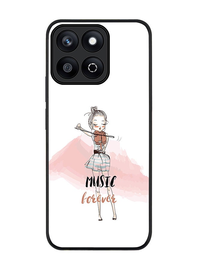 Stylizedd For Honor X7c 4G Case,Slim fit Camera Protection, Shockproof Thin Phone cover  - Music Forever  - Image 1