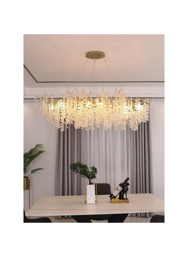 Wahag Crystal Clusters Chandelier Dimensions: Length 120 cm.  - Image 2