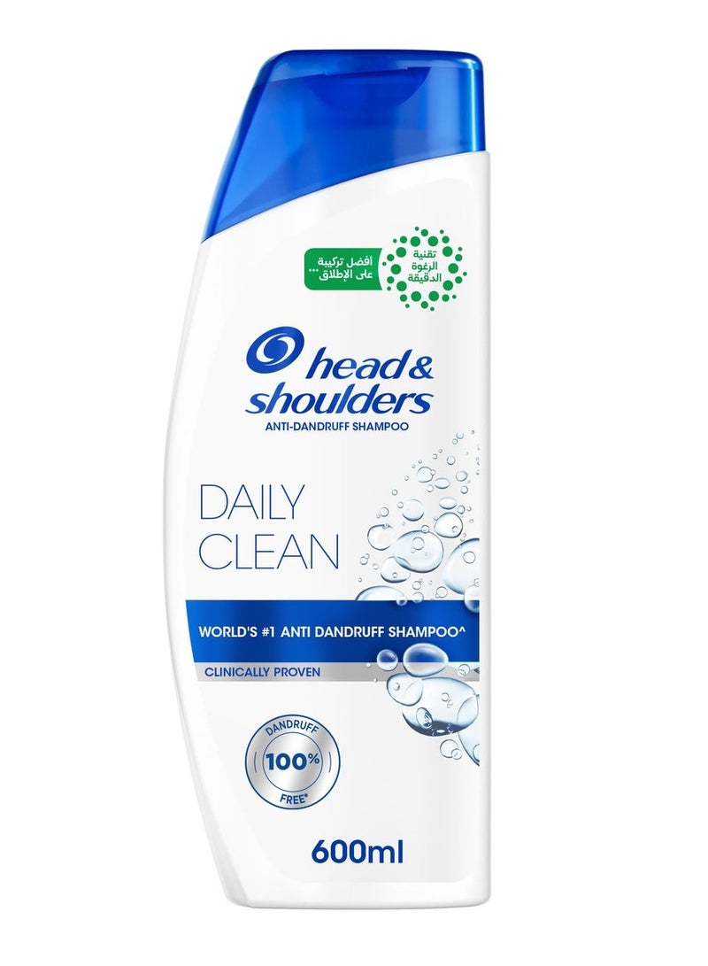 Head & Shoulders Head & Shoulders Daily Clean Anti Dandruff Shampoo for Normal Hair 600ml - Image 1