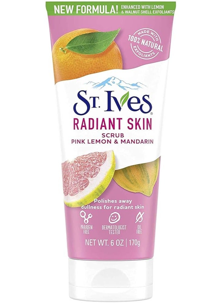 St. lves St. Ives Even & Bright Pink Lemon & Mandarin Scrub – 170g