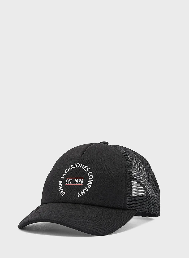 JACK & JONES Logo Curved Peak Cap