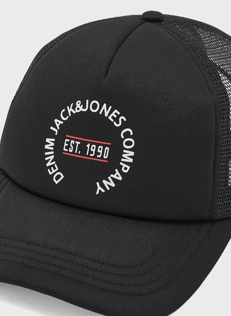 JACK & JONES Logo Curved Peak Cap