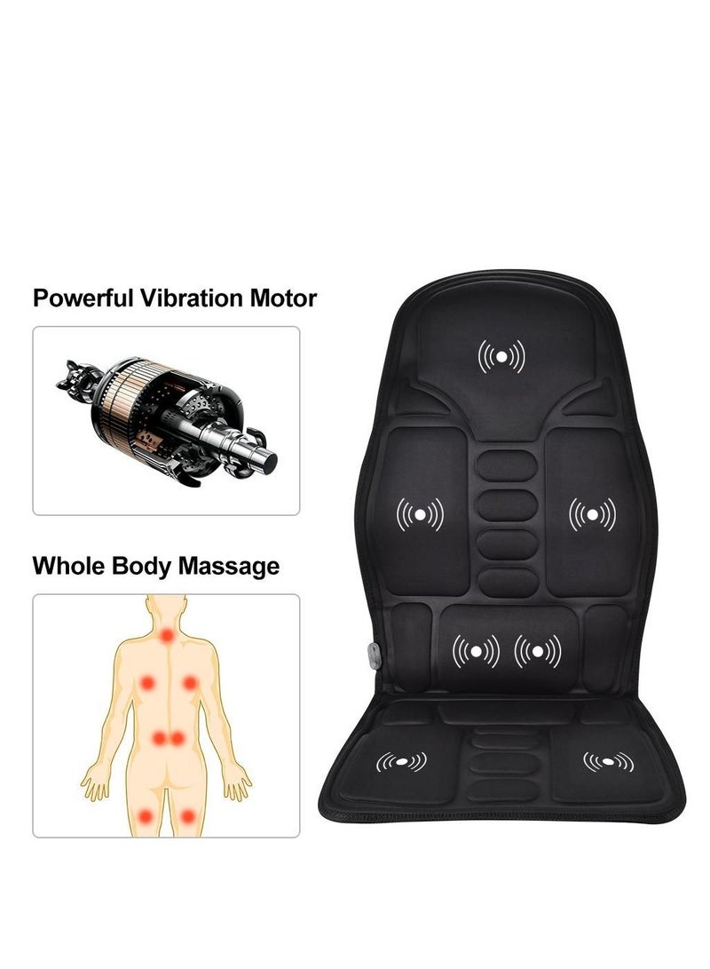 Portable Heating Vibrating Back Massager Chair In  Car Home Office - Image 5