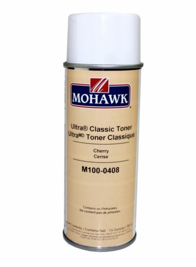 Mohawk Finishing Products Mohawk Ultra Classic Toner Cherry M100 0408 Premium Dye aerosol for Wood, Excellent Clarity, Non Fading 13oz - Image 1
