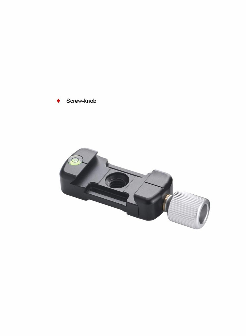 DDC - 26LT QR - Plate + Clamp Combo Compatible with Arca/ RRS QR Plate (26mm) Screw-knob Clamp Aluminum Material - Image 4