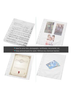 NIBEMINENT 100-Piece PVC Sheet Protector Clear  - Image 3
