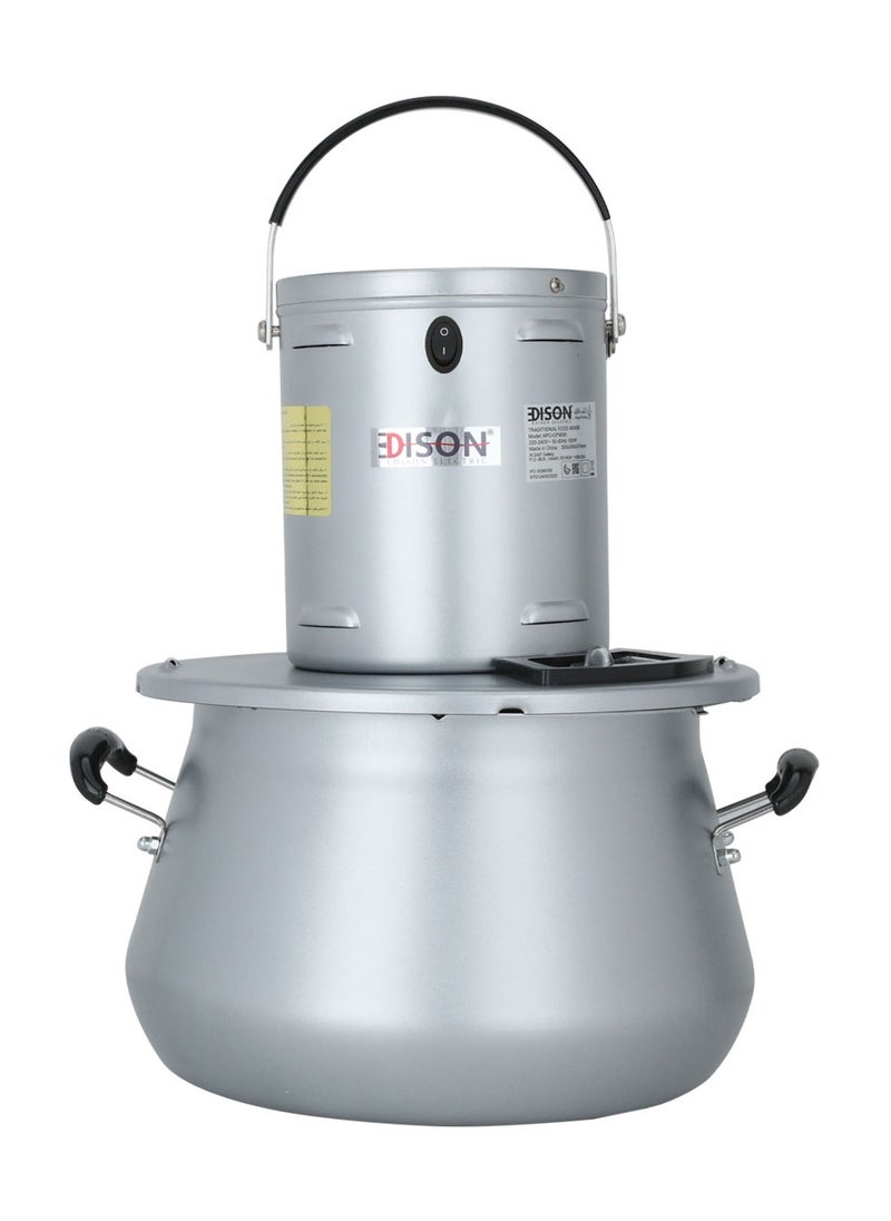 EDISON Electric Cooker Silver Grey 10 Liter 100W  - Image 4