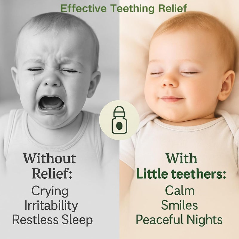 YOOJ ® Teething Relief Roller, Baby Teething Oil Roller, Topical Calming Relief, Reduce Teething Discomfort, Reduce The Discomfort of Gum Swelling, Pure Natural Safe Formula - Image 3