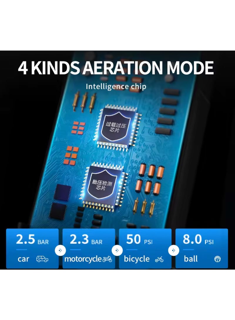 4 In 1 Car Jump Starter Power Bank Air Compressor Inflator Pump 1000A Portable Power Station 8400mAh Car Battery Charger Booster - Image 5