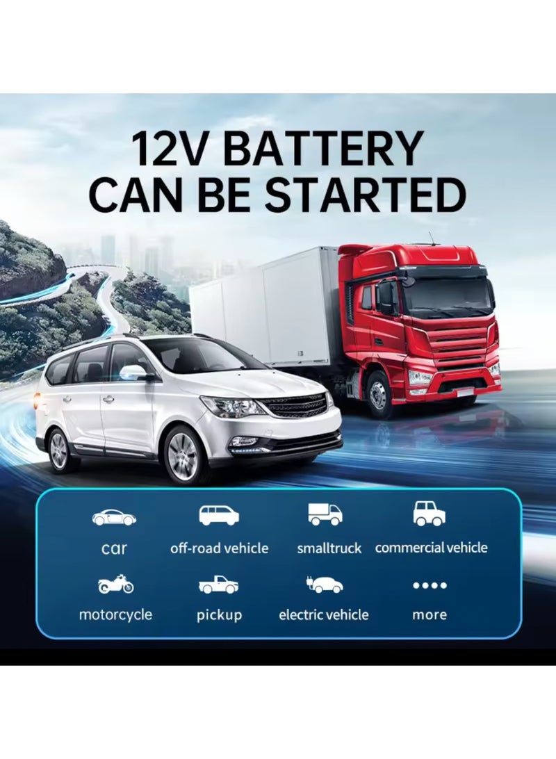 4 In 1 Car Jump Starter Power Bank Air Compressor Inflator Pump 1000A Portable Power Station 8400mAh Car Battery Charger Booster - Image 3