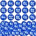 Poen 120 Pcs Motivational Stress Balls for Adults Bulk 157 Inch Stress Relief Balls Foam Squeeze Toys with Inspirational Quotes Anxiety Relief Fidget Toys for Office Employee GiftsBlue - Image 2