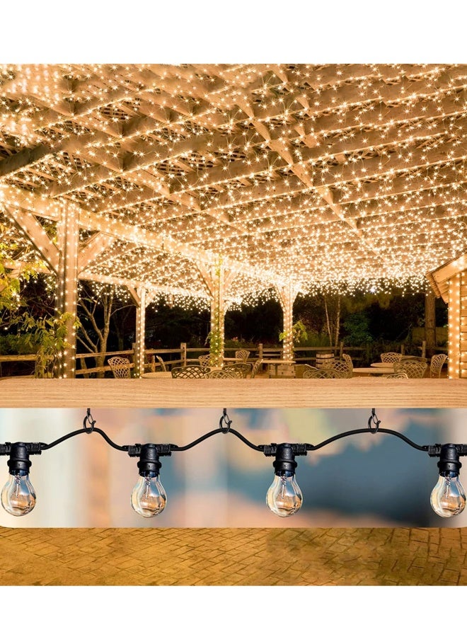 20 PCS Q-Hanger Hooks with Safety Buckle, Windproof Screw Hooks for Outdoor String Lights Hanging, Plants - Image 5