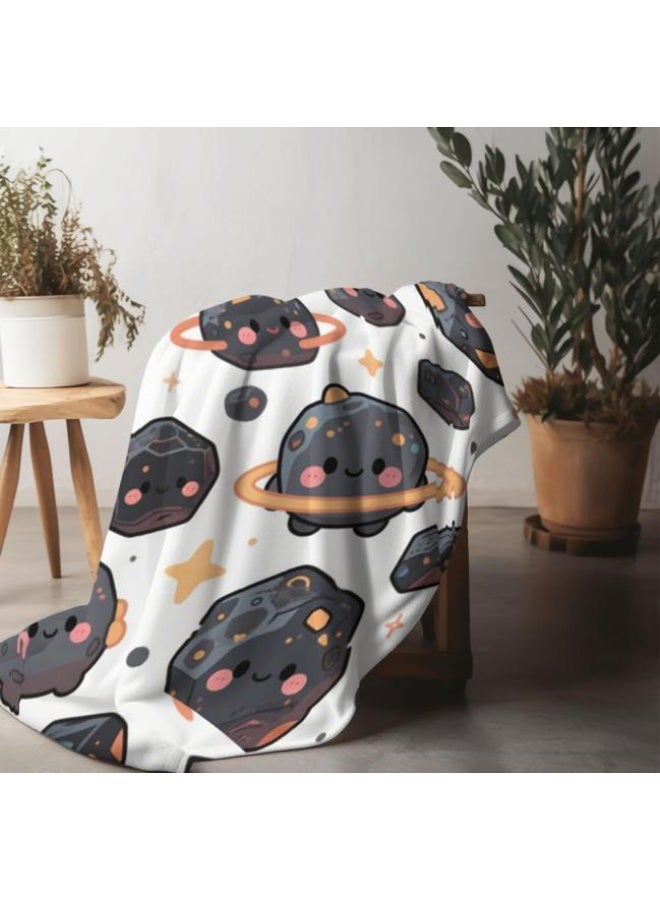 عام بطانية رقيقة من الفانيلا الكرتونية للأطفال والرضع (دافئة ومريحة، ومناسبة للنوم والألعاب) 70 سم * 100 سم - Image 5