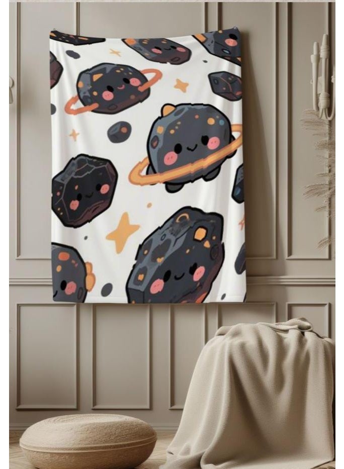 عام بطانية رقيقة من الفانيلا الكرتونية للأطفال والرضع (دافئة ومريحة، ومناسبة للنوم والألعاب) 70 سم * 100 سم - Image 3