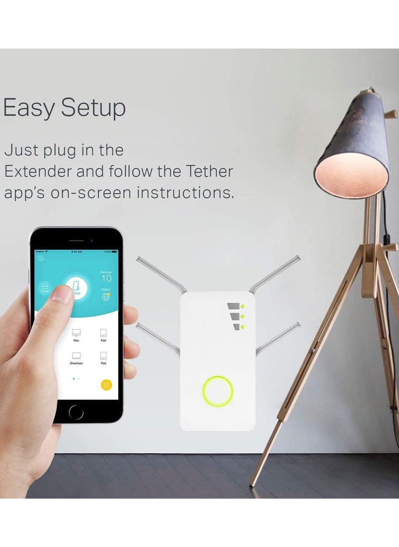 Generic - WiFi Extender, Up to 2600Mbps, Dual Band WiFi Range Extender, Gigabit port, Internet Booster, Repeater, Access Point - Image 1
