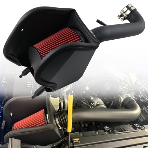 RiAiCiING Cold Air Intake Kit with Heat Shield Compatible with 2018 2019 2020 2021 2022 2023 Jeep Wrangler JL/Gladiator 3.6L V6 - Image 1