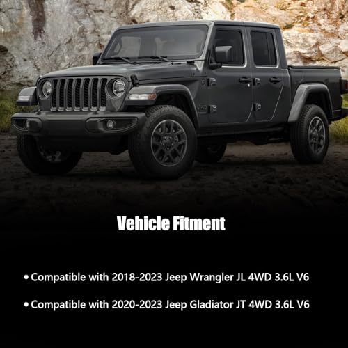 RiAiCiING Cold Air Intake Kit with Heat Shield Compatible with 2018 2019 2020 2021 2022 2023 Jeep Wrangler JL/Gladiator 3.6L V6 - Image 2
