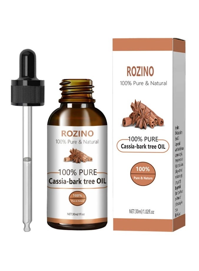 روزينو زيت القرفة العطري واحد العناية بالشعر زيت العلاج بالعطرة القرفة تقوية العناية بالبشرة تدليك صالون التجميل 30 مل - Image 1