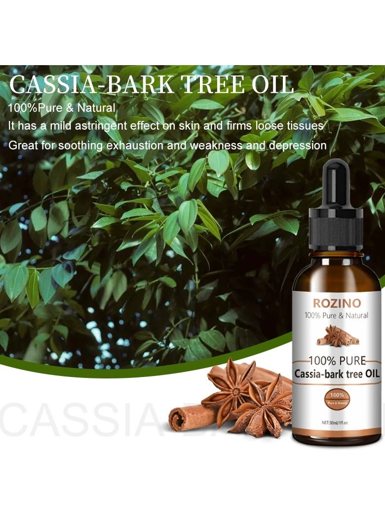 روزينو زيت القرفة العطري واحد العناية بالشعر زيت العلاج بالعطرة القرفة تقوية العناية بالبشرة تدليك صالون التجميل 30 مل - Image 3