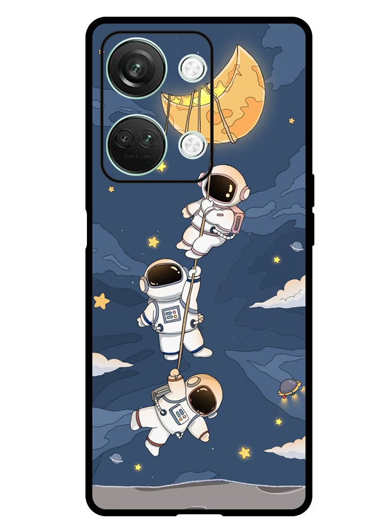Theodor Protective Case Anti Scratch Shock Proof Bumper Cover For OnePlus Nord 3 Astronauts hanging - Image 1