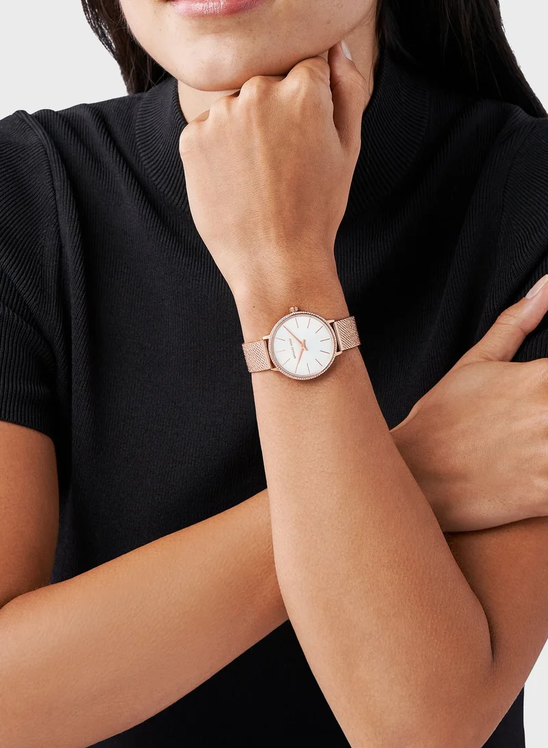 Michael Kors Mesh Strap Analog Watch