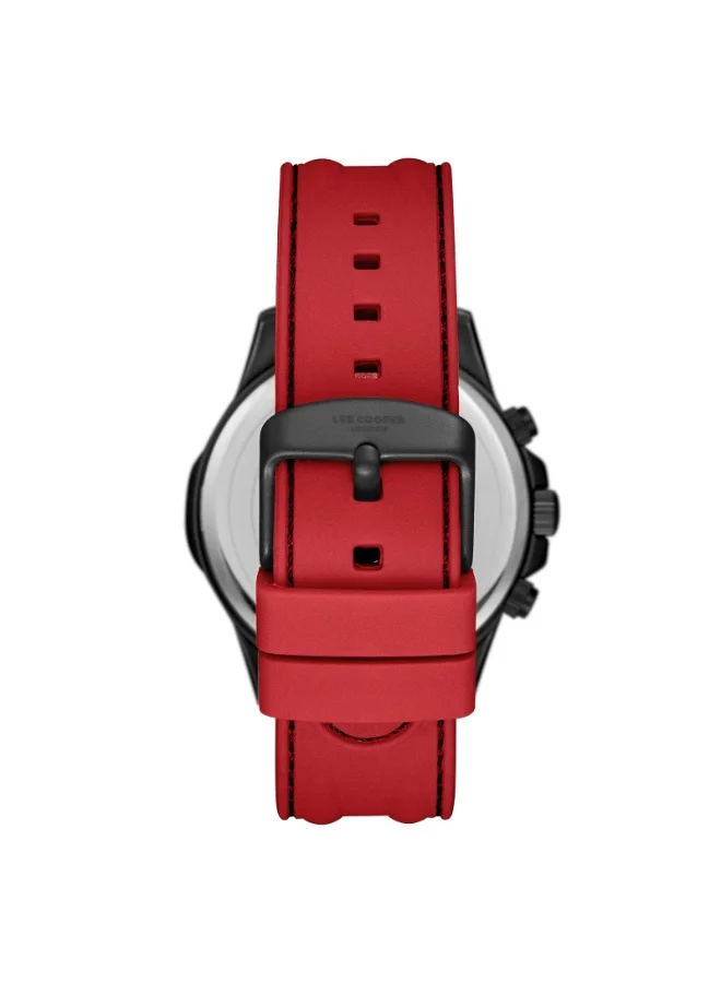 Lee Cooper Men's Silicone Multi Function Watch LC08048.658 - 44 mm