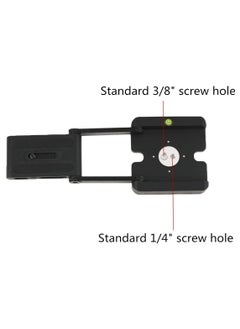 Generic Aluminum Alloy Z Flex Tilt Head Folding Quick Release Plate Stand Holder with Spirit Level Slide Rail for DSLR Canon Nikon Sony  - Image 5