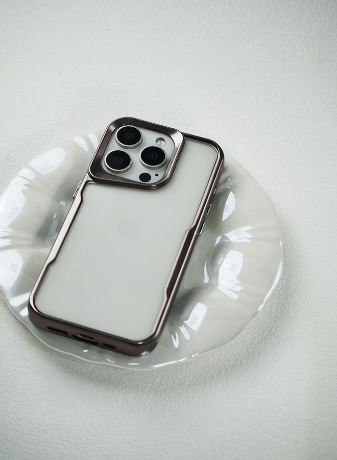 ShebSheb iPhone 15 Pro Case, Non-Yellowing Shockproof Phone Bumper Cover, Anti-Scratch Clear Back - Image 5