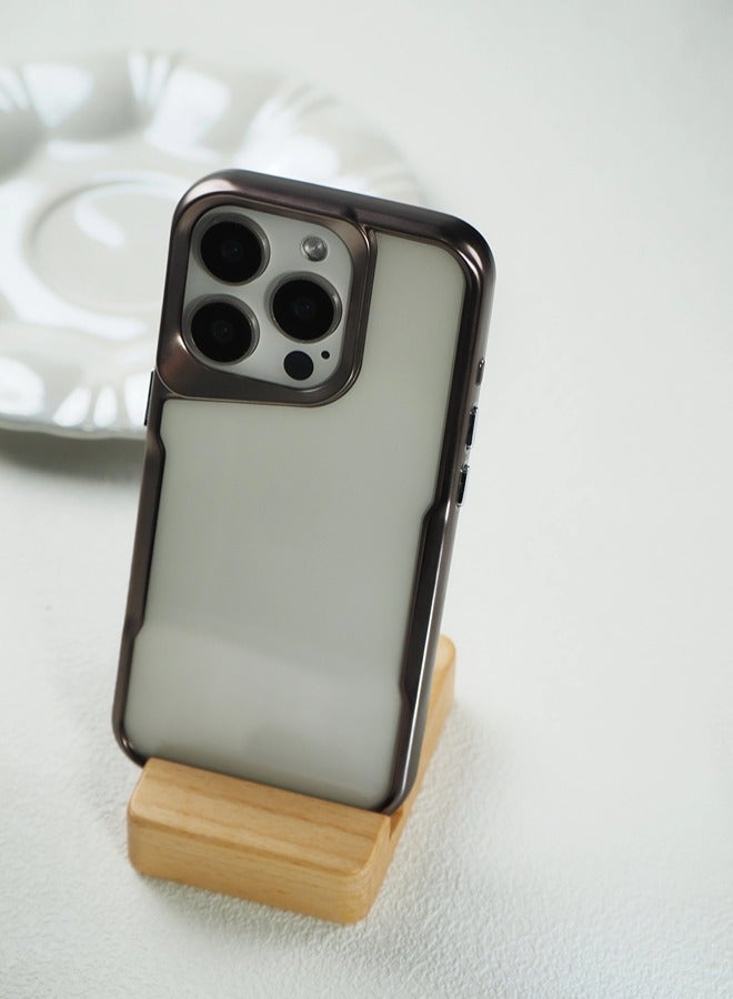 ShebSheb iPhone 15 Pro Case, Non-Yellowing Shockproof Phone Bumper Cover, Anti-Scratch Clear Back - Image 3