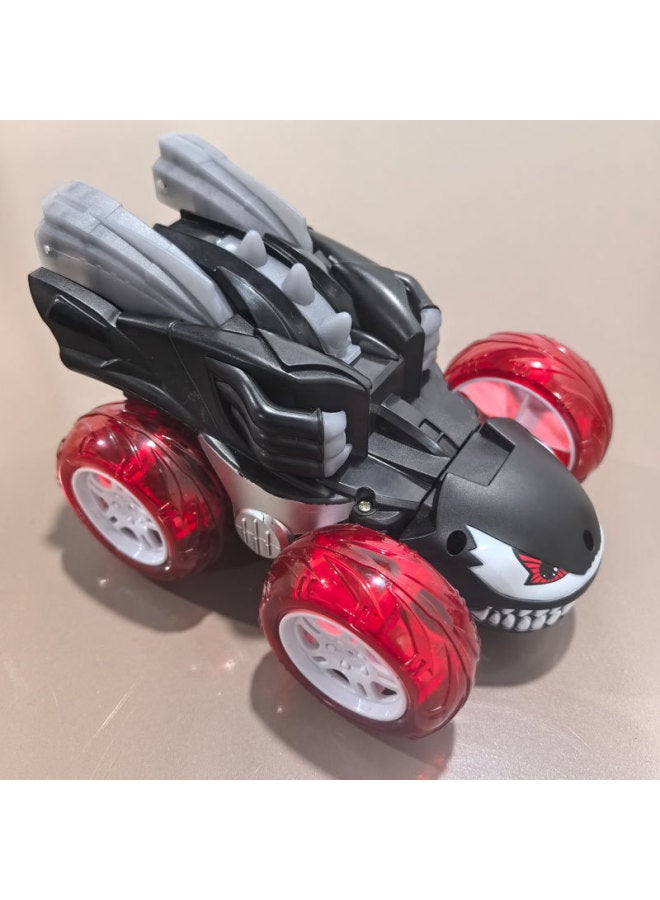 2.4G Batman Remote Control Dump Truck Venom 360 Degree Stunt Rollover Children's Toy F1 Off-road Vehicle-Color:2.4g Light Venom Remote Control Dump Truck  - Image 4